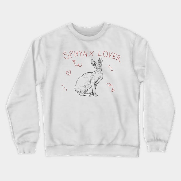 Sphynx cat lover Crewneck Sweatshirt by Hoshimem